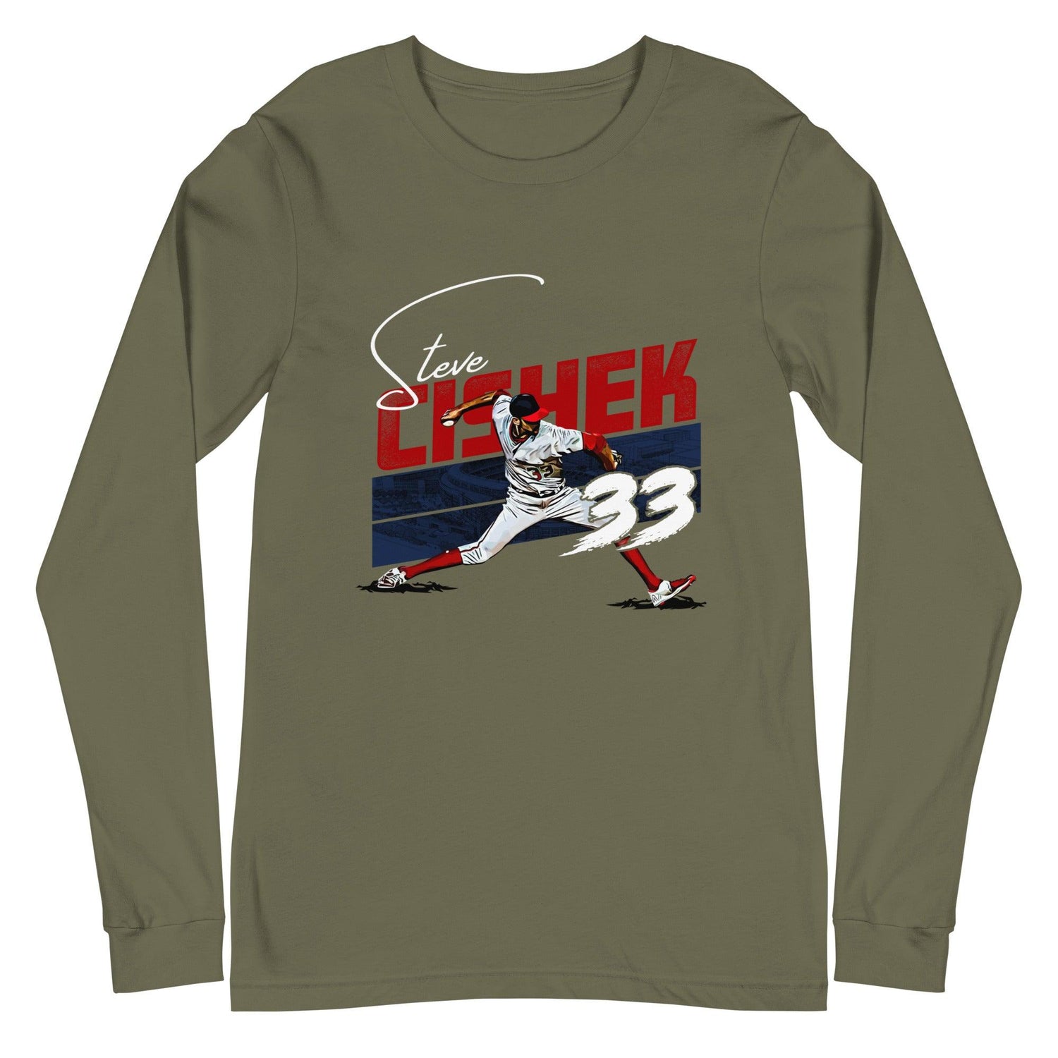 Steve Cishek "33" Long Sleeve Tee - Fan Arch