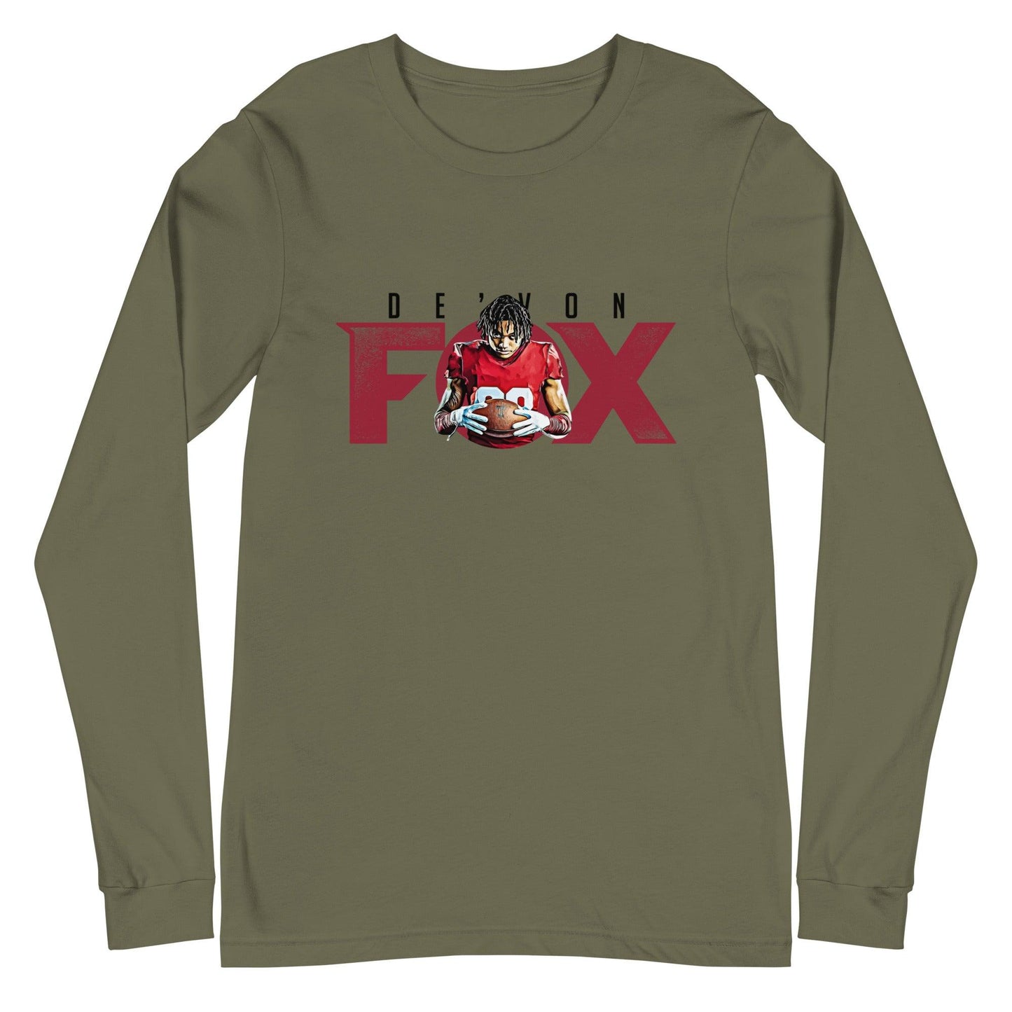 De'Von Fox "Gameday" Long Sleeve Tee - Fan Arch