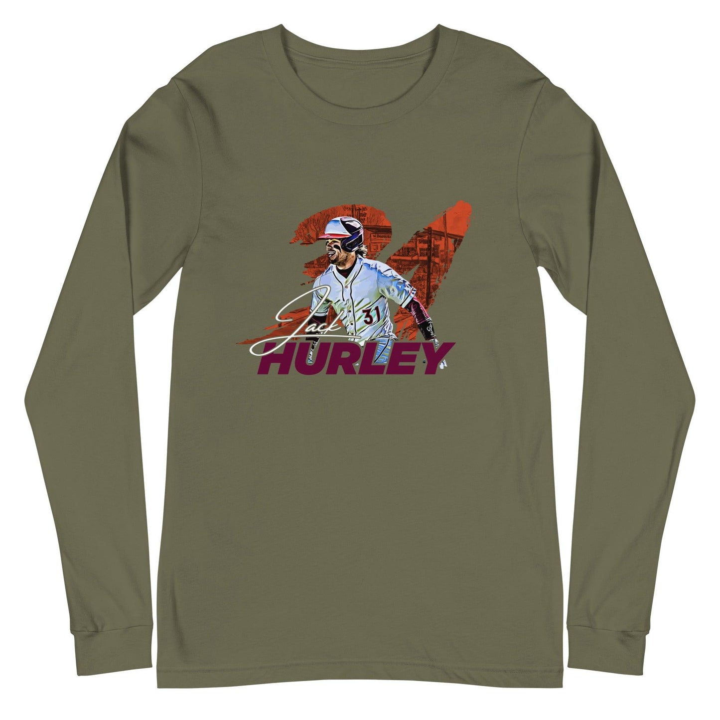 Jack Hurley “Essential” Long Sleeve Tee - Fan Arch