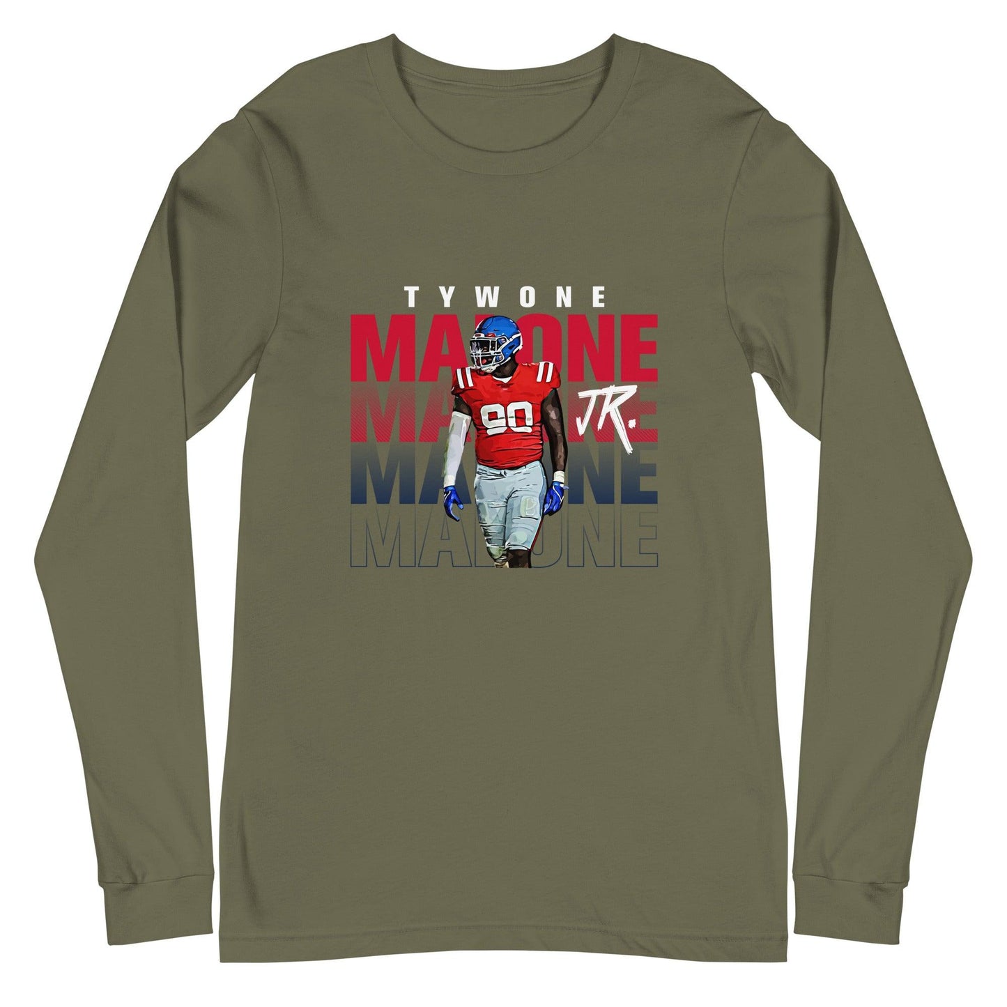 Tywone Elijah Malone Jr. "Gameday" Long Sleeve Tee - Fan Arch