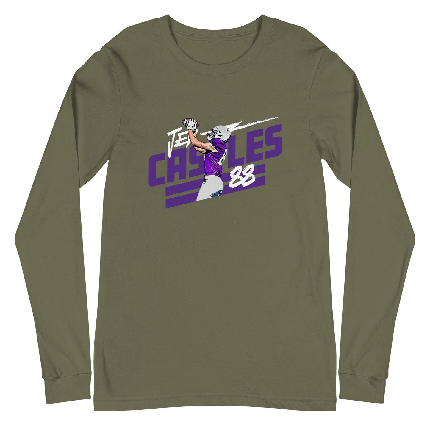 Jed Castles "Gameday" Long Sleeve Tee - Fan Arch