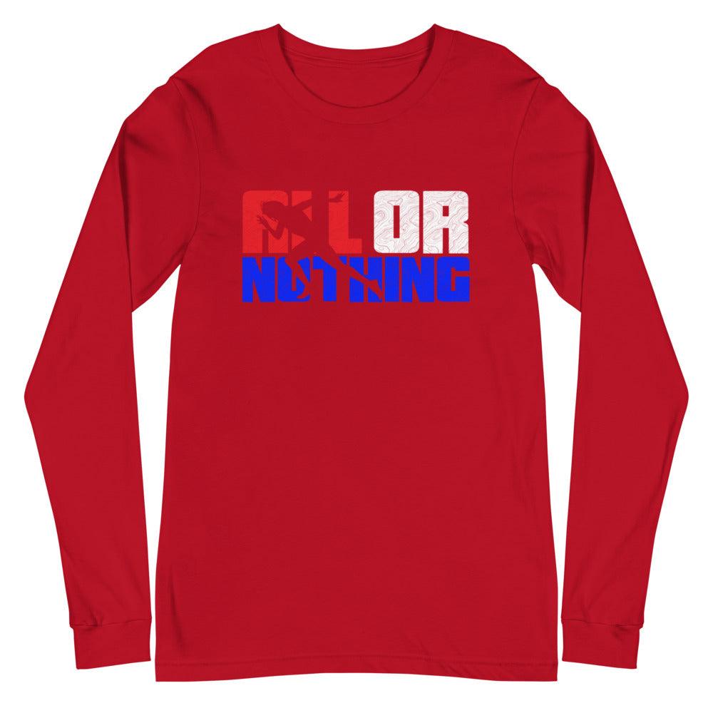 Kyra Jefferson "All Or Nothing" Long Sleeve Tee - Fan Arch