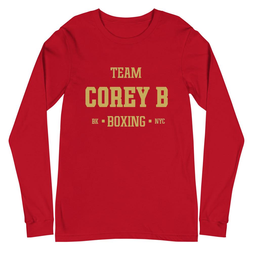 Corey B "Team CoreyB" Long Sleeve Tee - Fan Arch