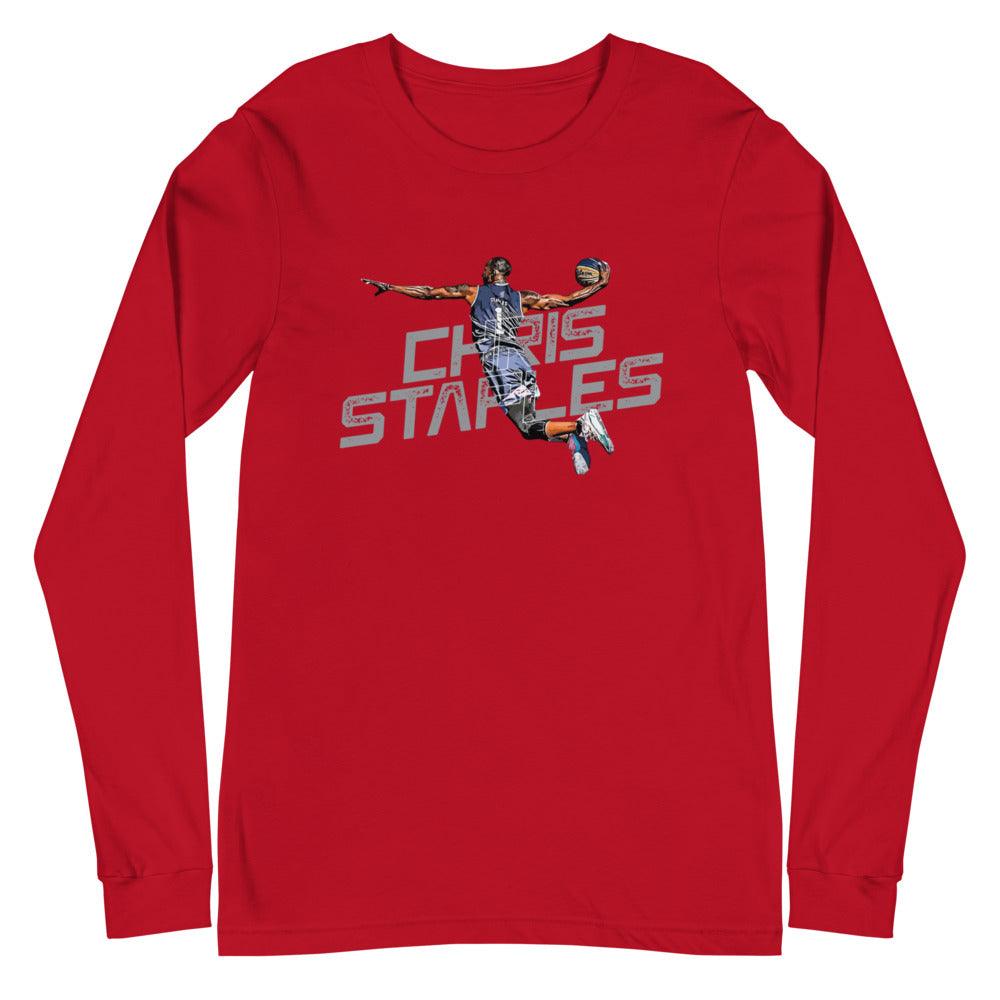 Chris Staples "Retro" Long Sleeve Tee - Fan Arch