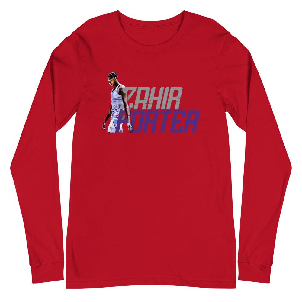 Zahir Porter "Move Forward" Long Sleeve Tee - Fan Arch