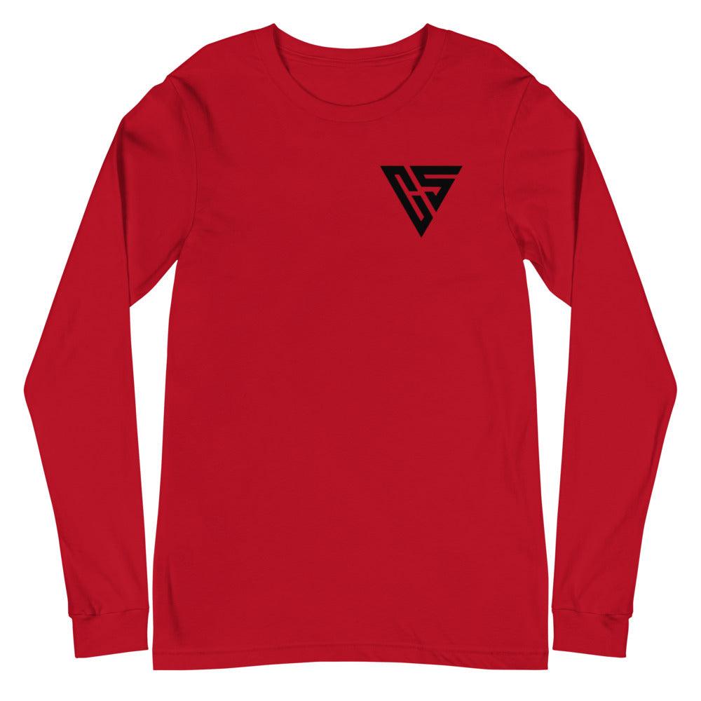 Clayton Smith "CS" Long Sleeve Tee - Fan Arch