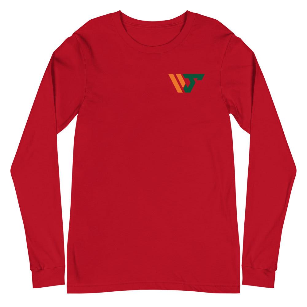 Waynmon Steed “WJ” Long Sleeve Tee - Fan Arch