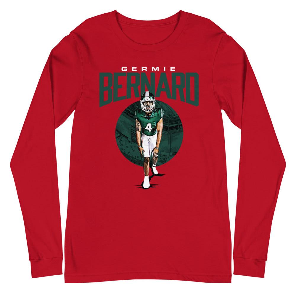 Germie Bernard "Gameday" Long Sleeve Tee - Fan Arch