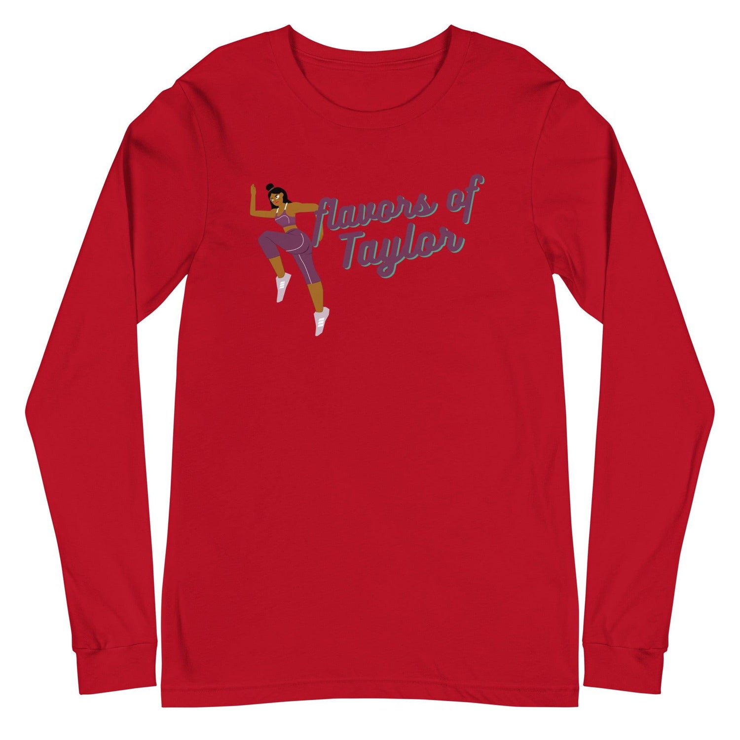 Taylor Anderson "Flavors" Long Sleeve Tee - Fan Arch