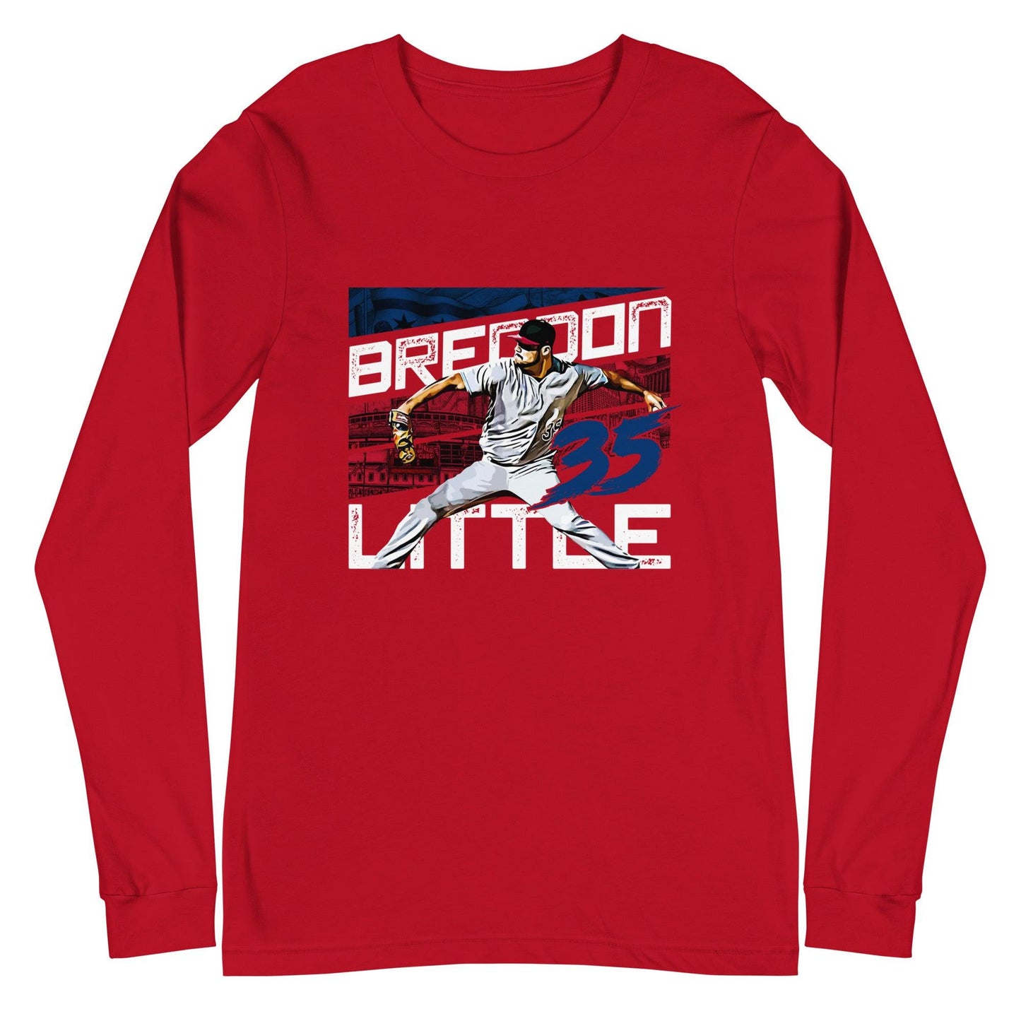 Brendon Little "35" Long Sleeve Tee - Fan Arch
