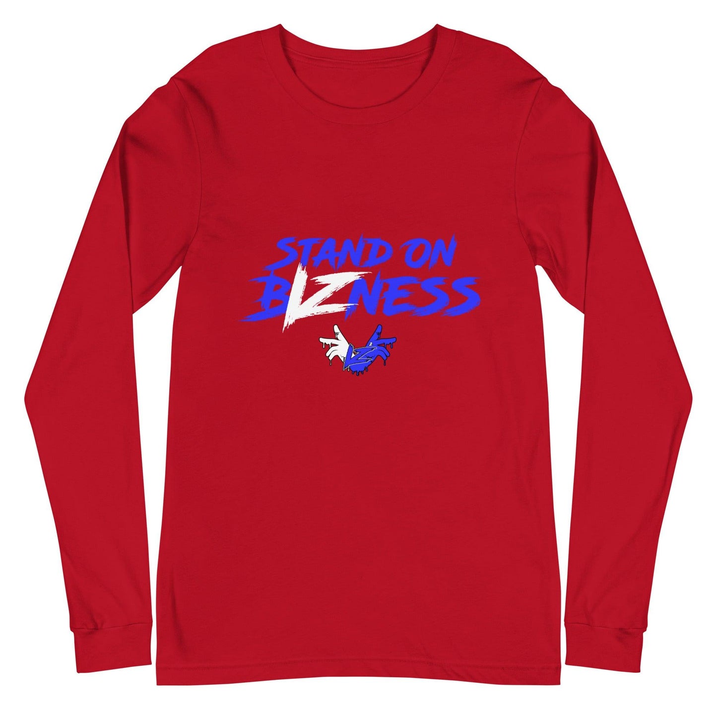 Izaiah Gathings “BIZNESS” Long Sleeve Tee - Fan Arch