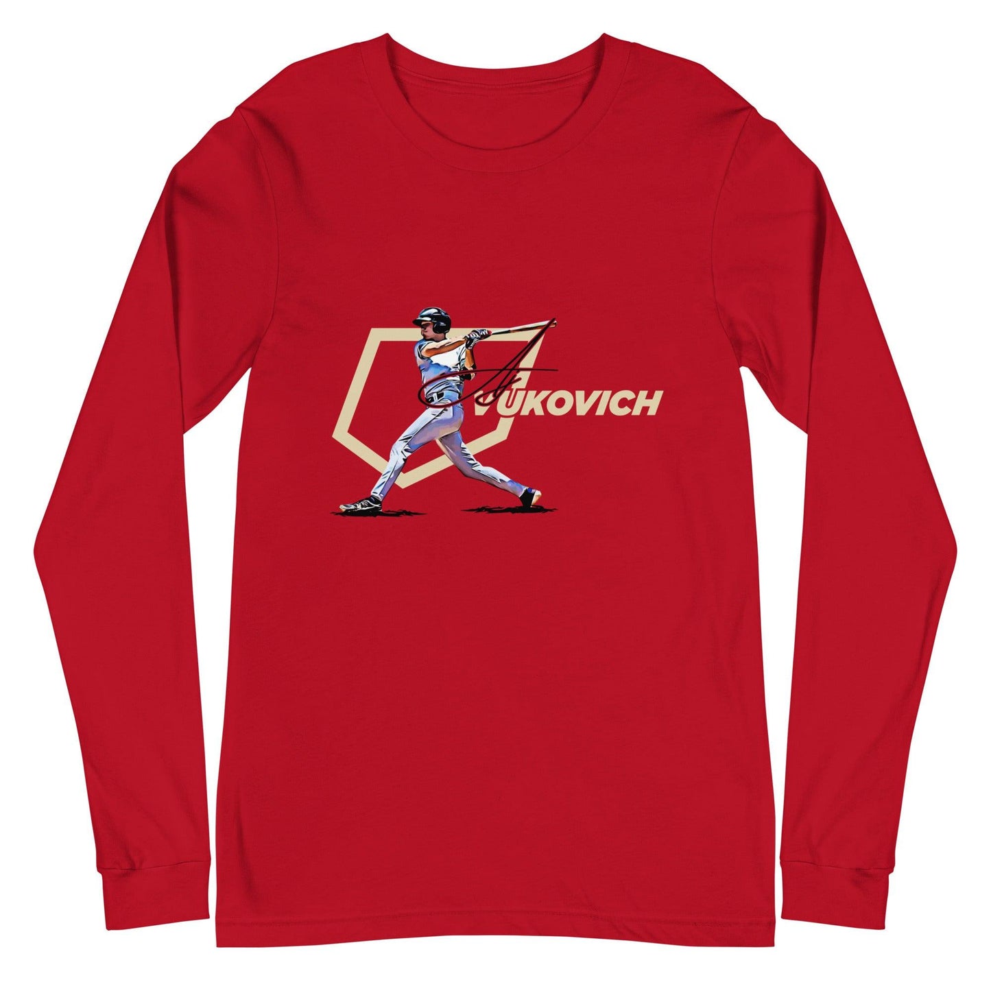 AJ Vukovich “Essential” Long Sleeve Tee - Fan Arch