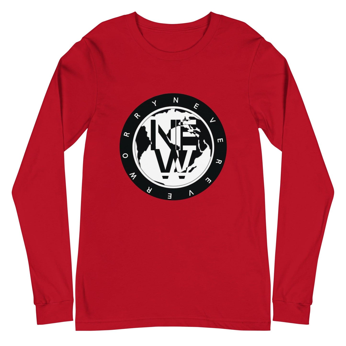 Jonathan Newsome "Never Worry" Long Sleeve Tee - Fan Arch