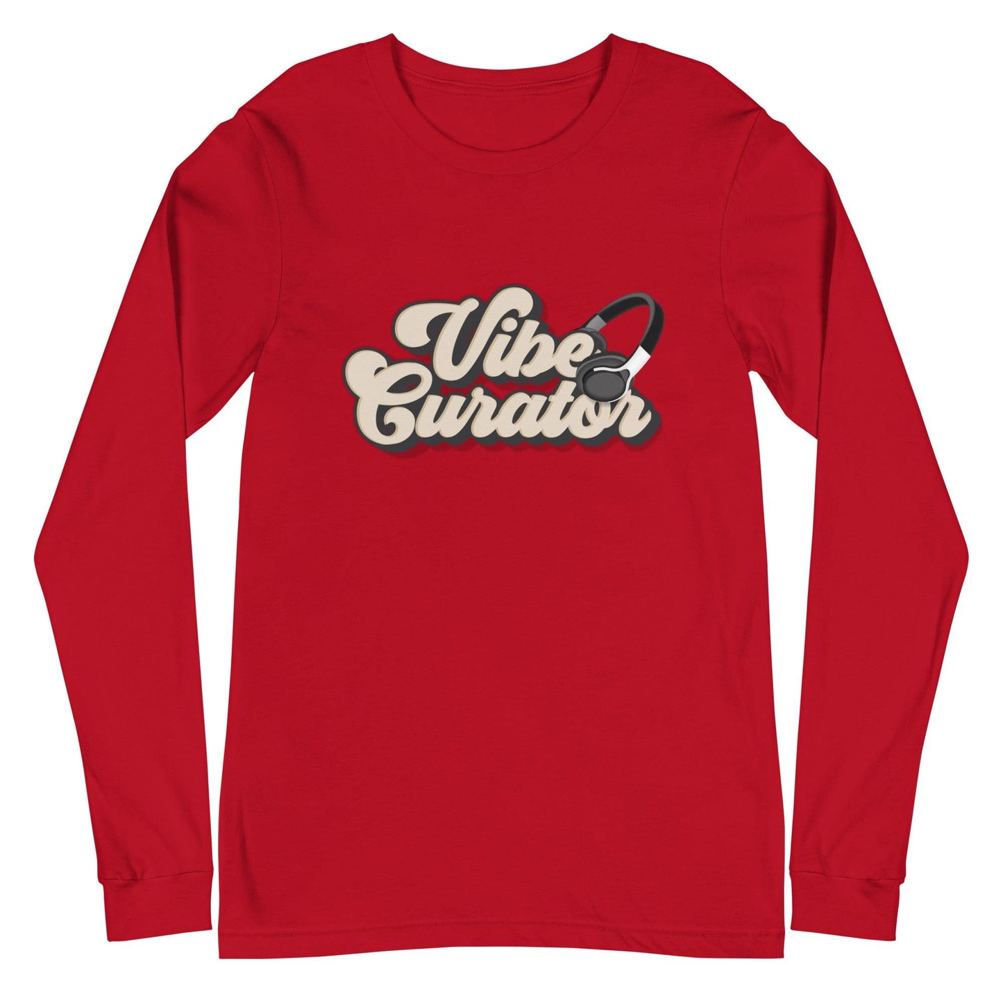 B Dot "Vibe Curator" Long Sleeve Tee - Fan Arch