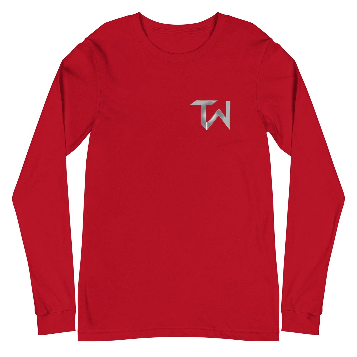 Tre White  "TW" Long Sleeve Tee - Fan Arch