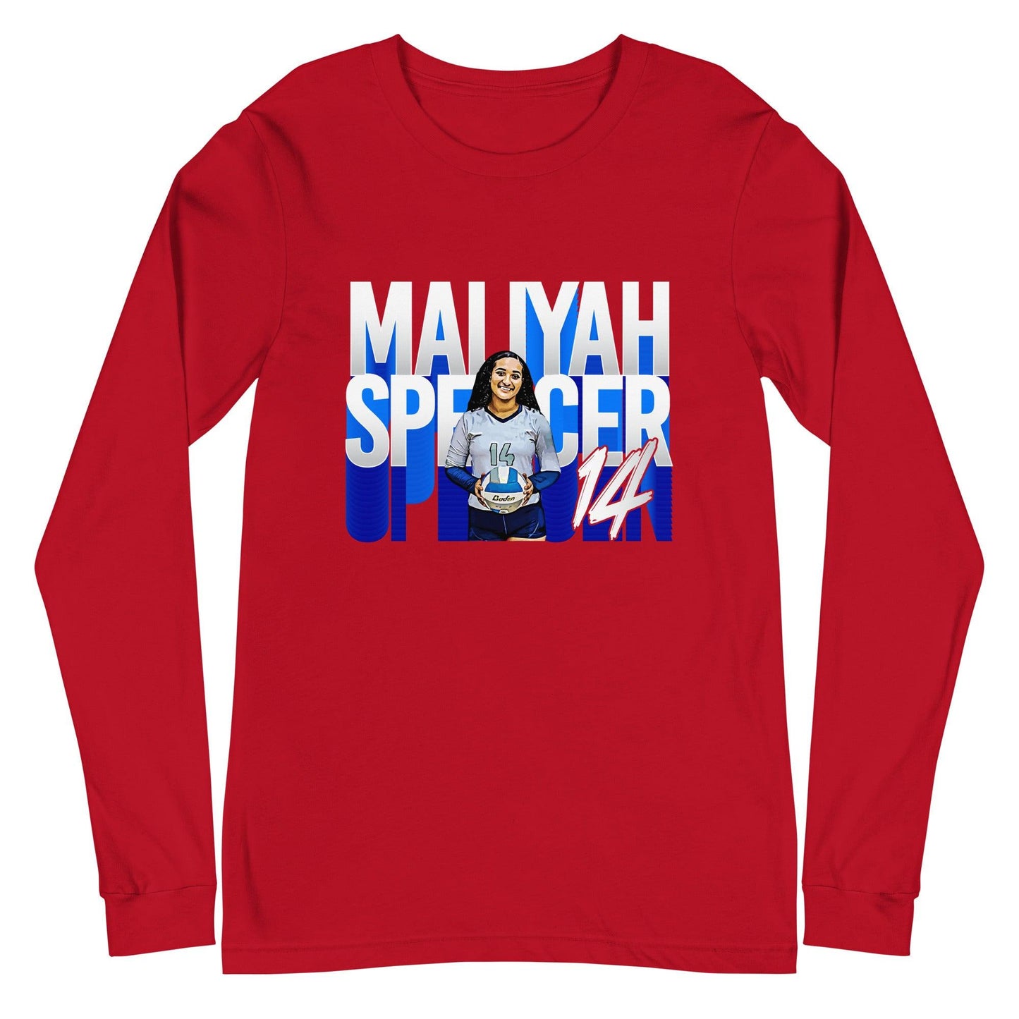 Maliyah Spencer "Gameday" Long Sleeve Tee - Fan Arch