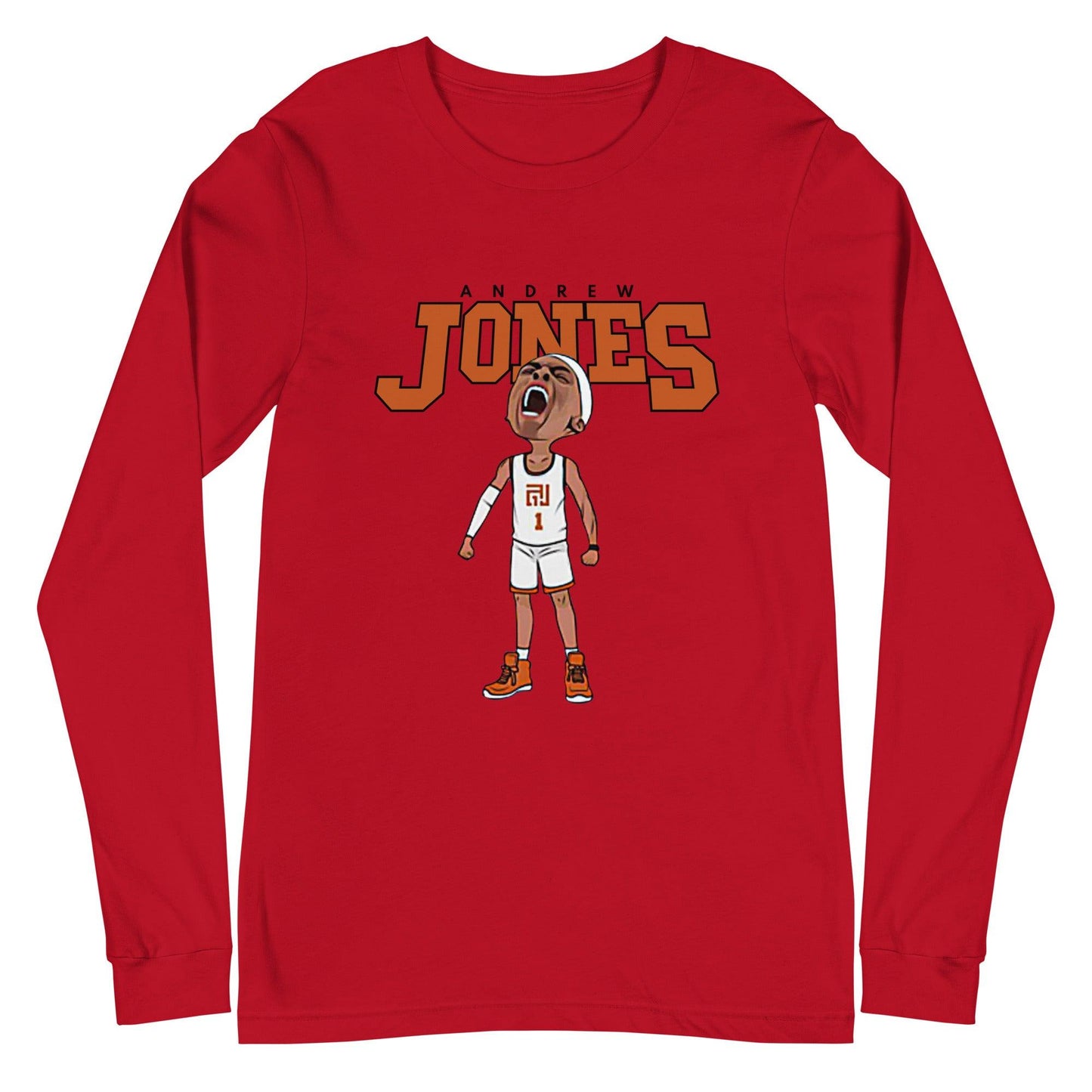 Andrew Jones "Gameday" Long Sleeve Tee - Fan Arch