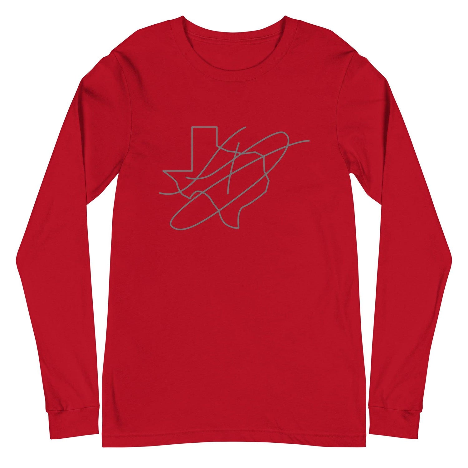 Andrew Jones "Signature" Long Sleeve Tee - Fan Arch