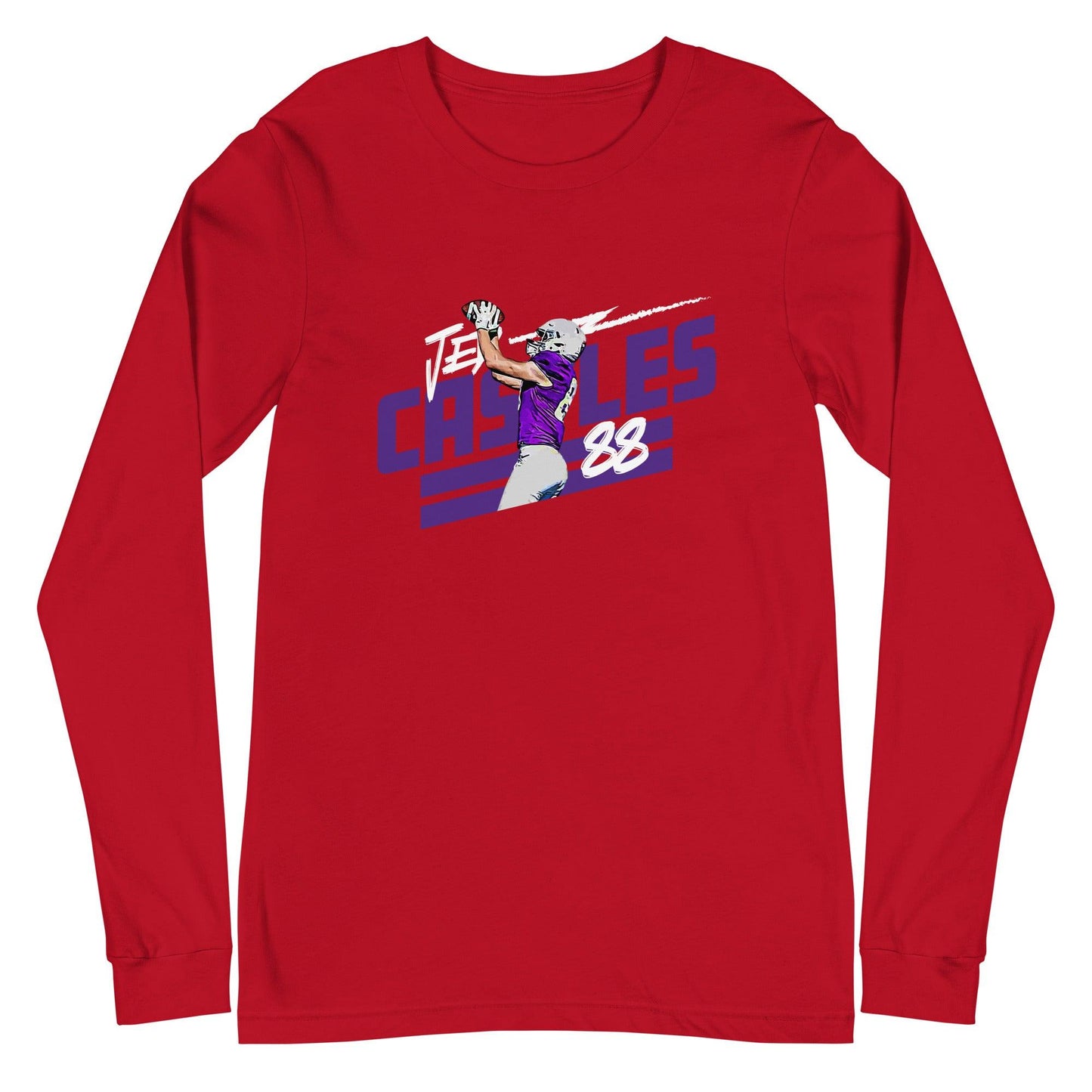 Jed Castles "Gameday" Long Sleeve Tee - Fan Arch