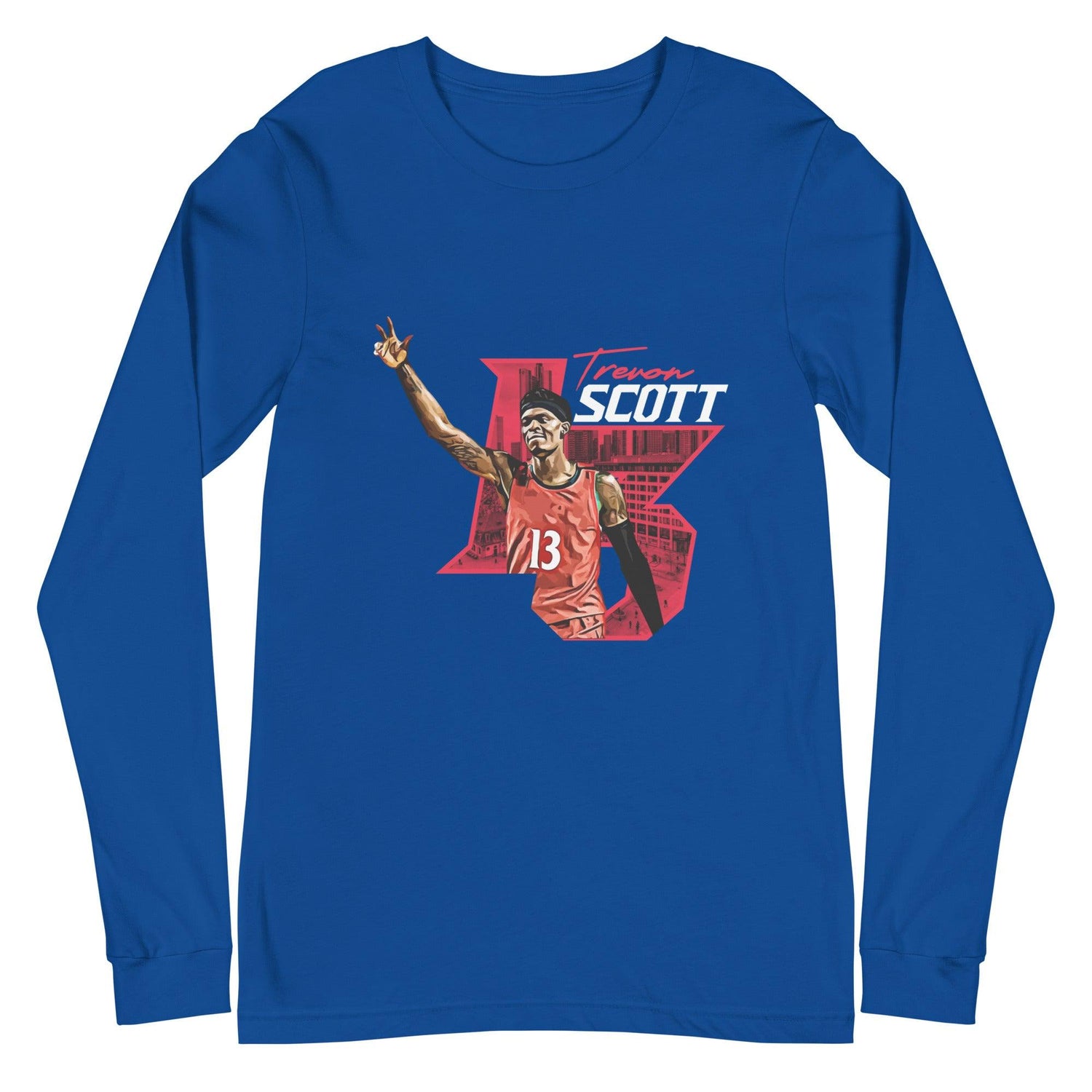 Trevon Scott "Gameday" Long Sleeve Tee - Fan Arch