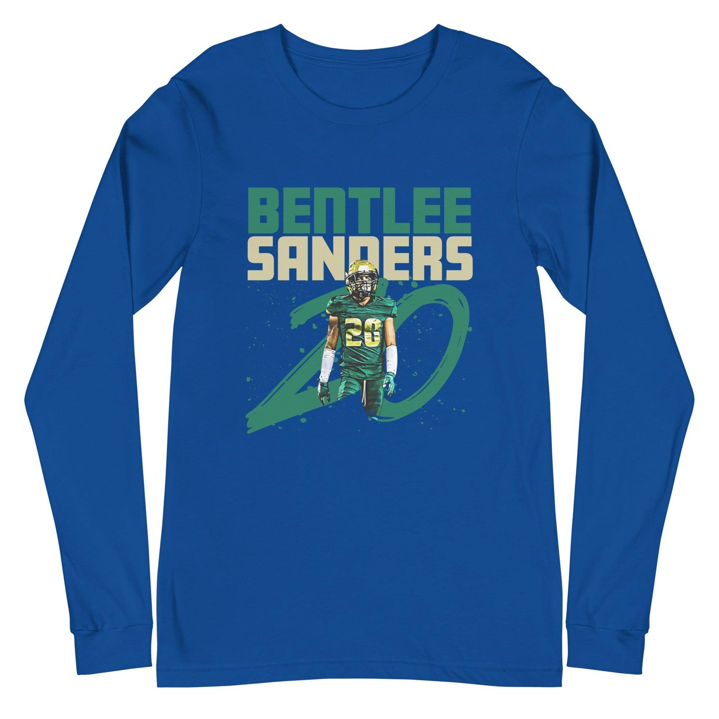 Bentlee Sanders "Gameday" Long Sleeve Tee - Fan Arch