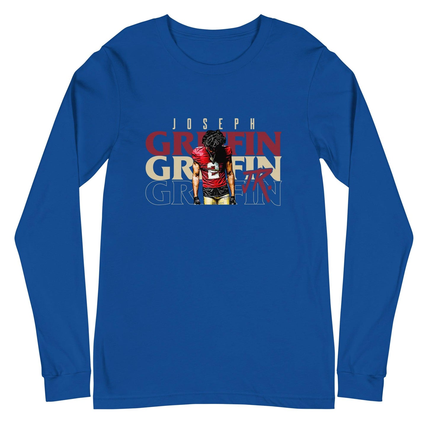 Joseph Griffin Jr. "Gameday" Long Sleeve Tee - Fan Arch