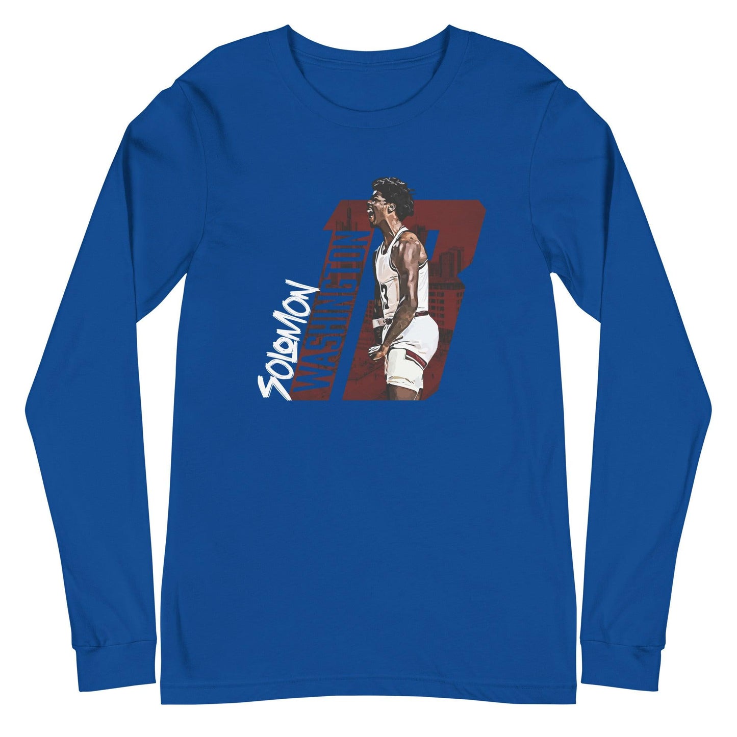 Solomon Washington "Gameday" Long Sleeve Tee - Fan Arch