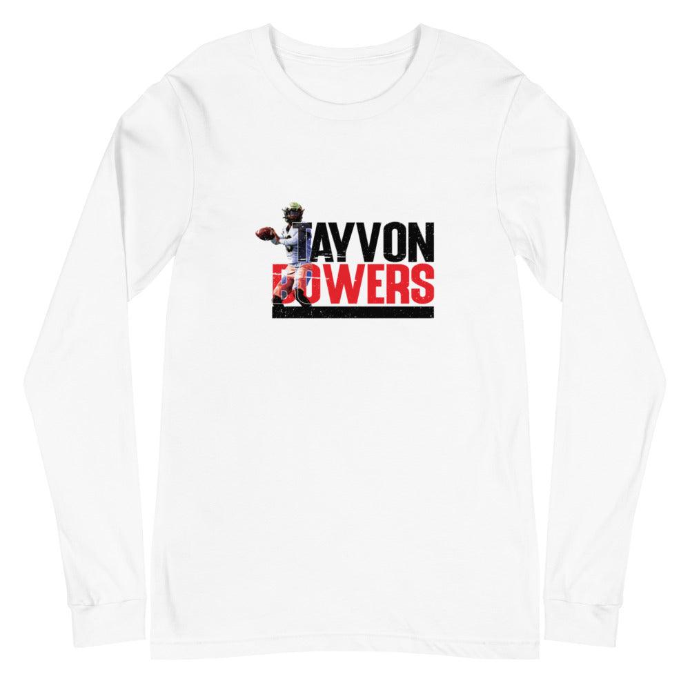 Tayvon Bowers "QB1" Long Sleeve Tee - Fan Arch