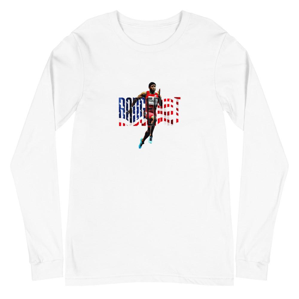 Mike Rodgers "USA" Long Sleeve Tee - Fan Arch