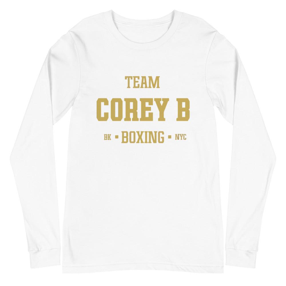 Corey B "Team CoreyB" Long Sleeve Tee - Fan Arch