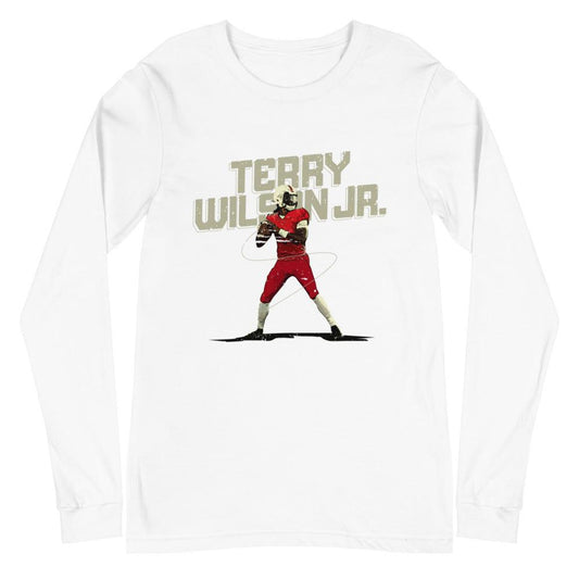 Terry Wilson Jr. “Terry” Long Sleeve Tee - Fan Arch