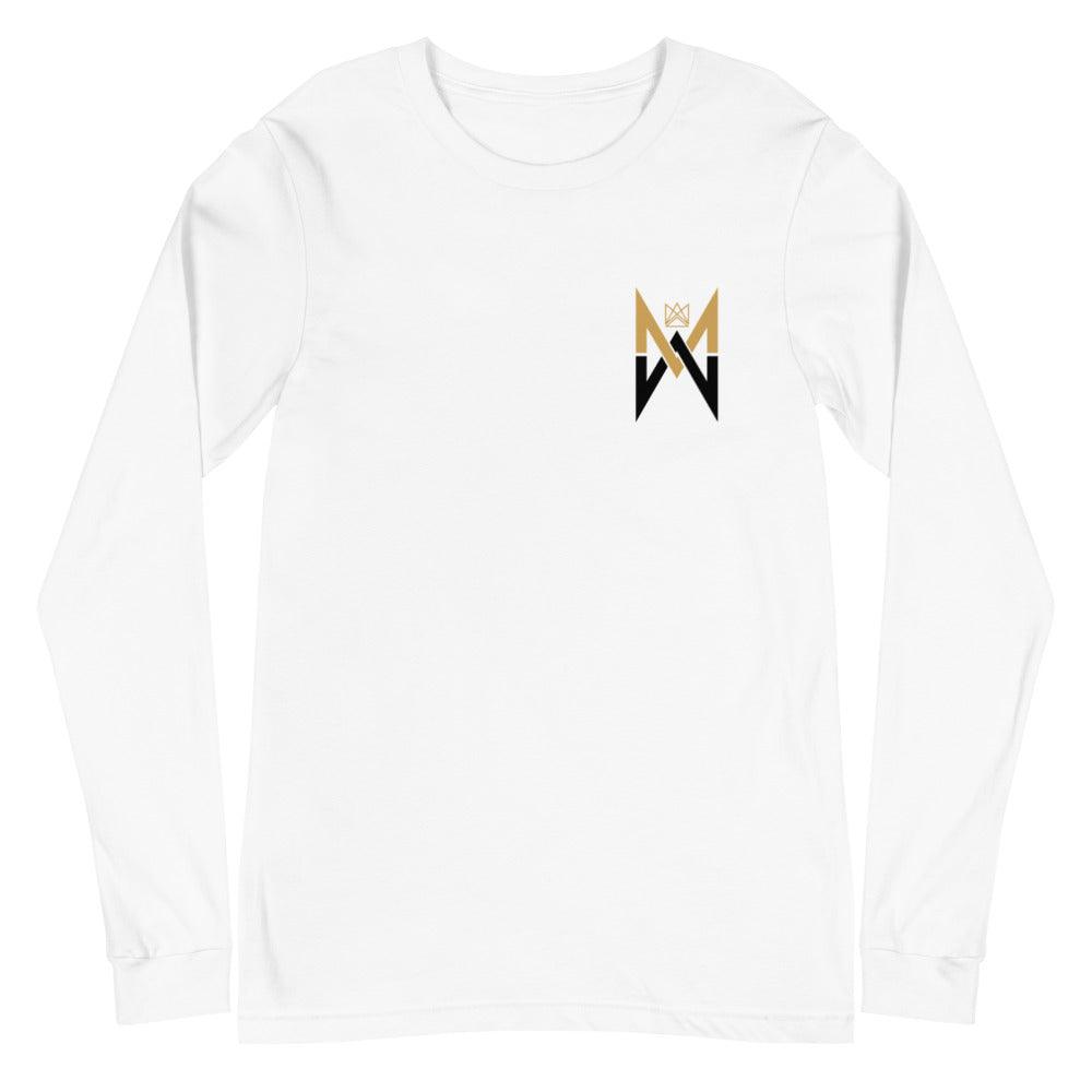 Malachi Wideman "MW" Long Sleeve Tee - Fan Arch