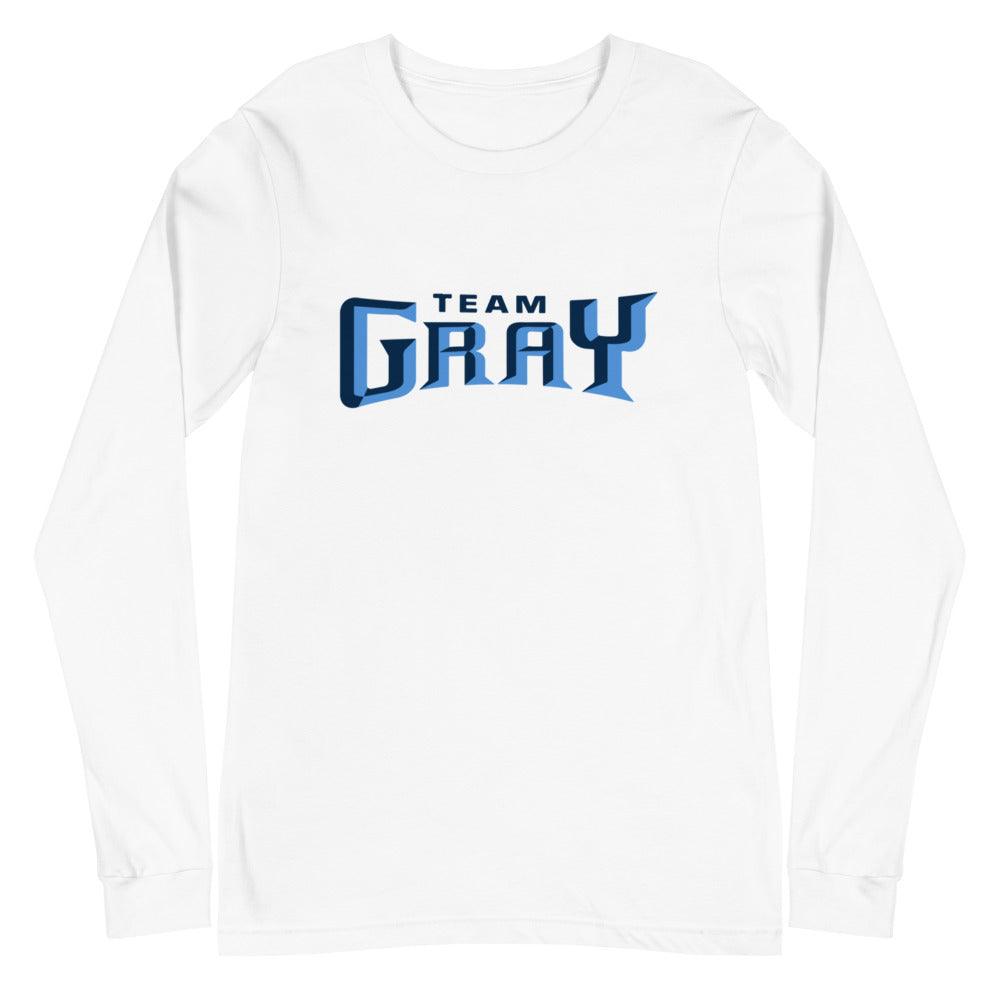 Derwin Gray "Team Gray" Long Sleeve Tee - Fan Arch