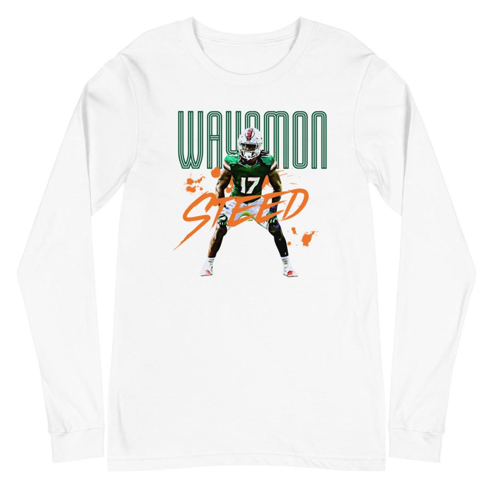 Waynmon Steed “Signature” Long Sleeve Tee - Fan Arch