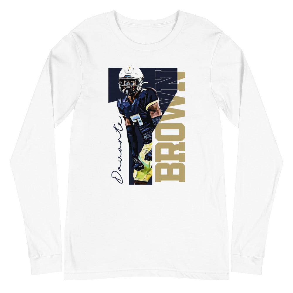 Davonte Brown "Hidden Gem" Long Sleeve Tee - Fan Arch