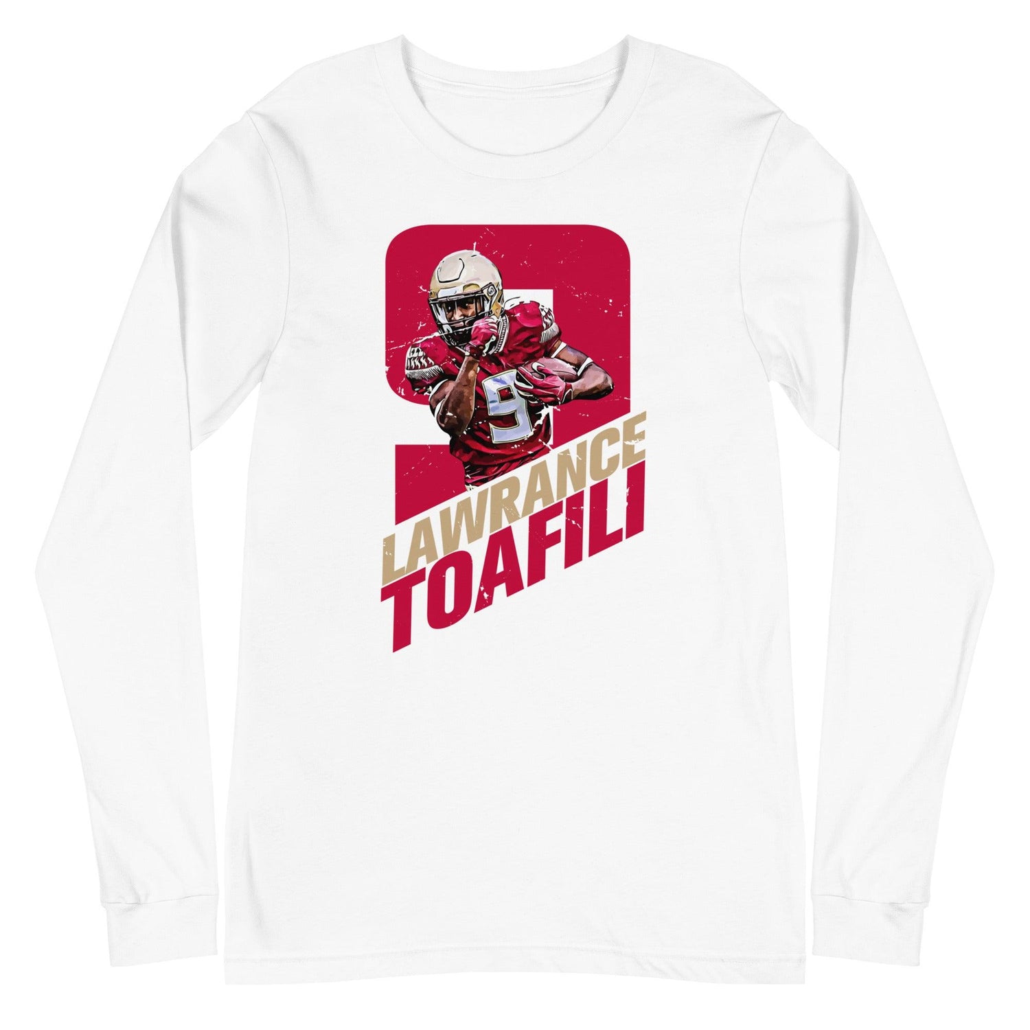 Lawrance Toafili "Run It" Long Sleeve Tee - Fan Arch