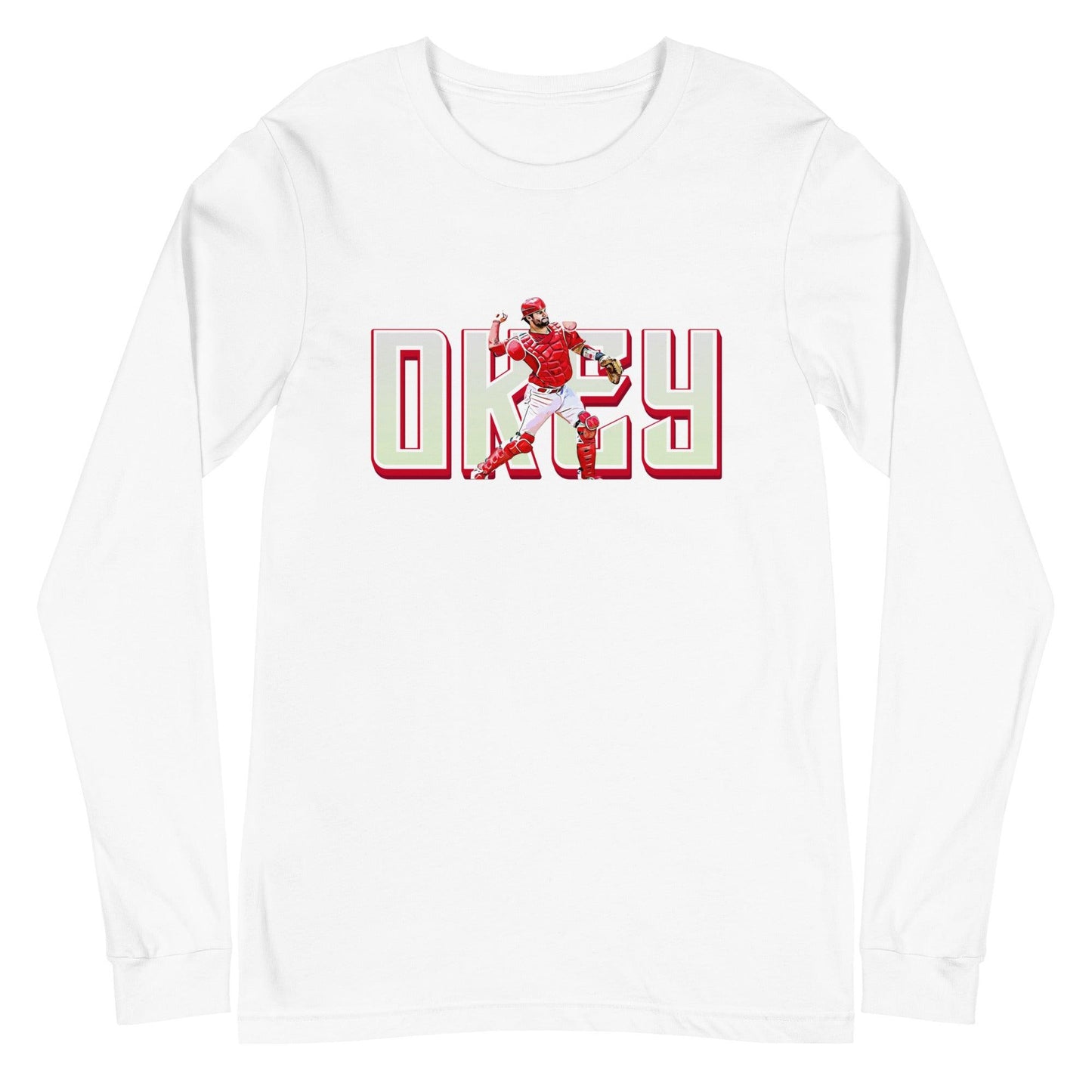 Chris Okey "Pick Off" Long Sleeve Tee - Fan Arch