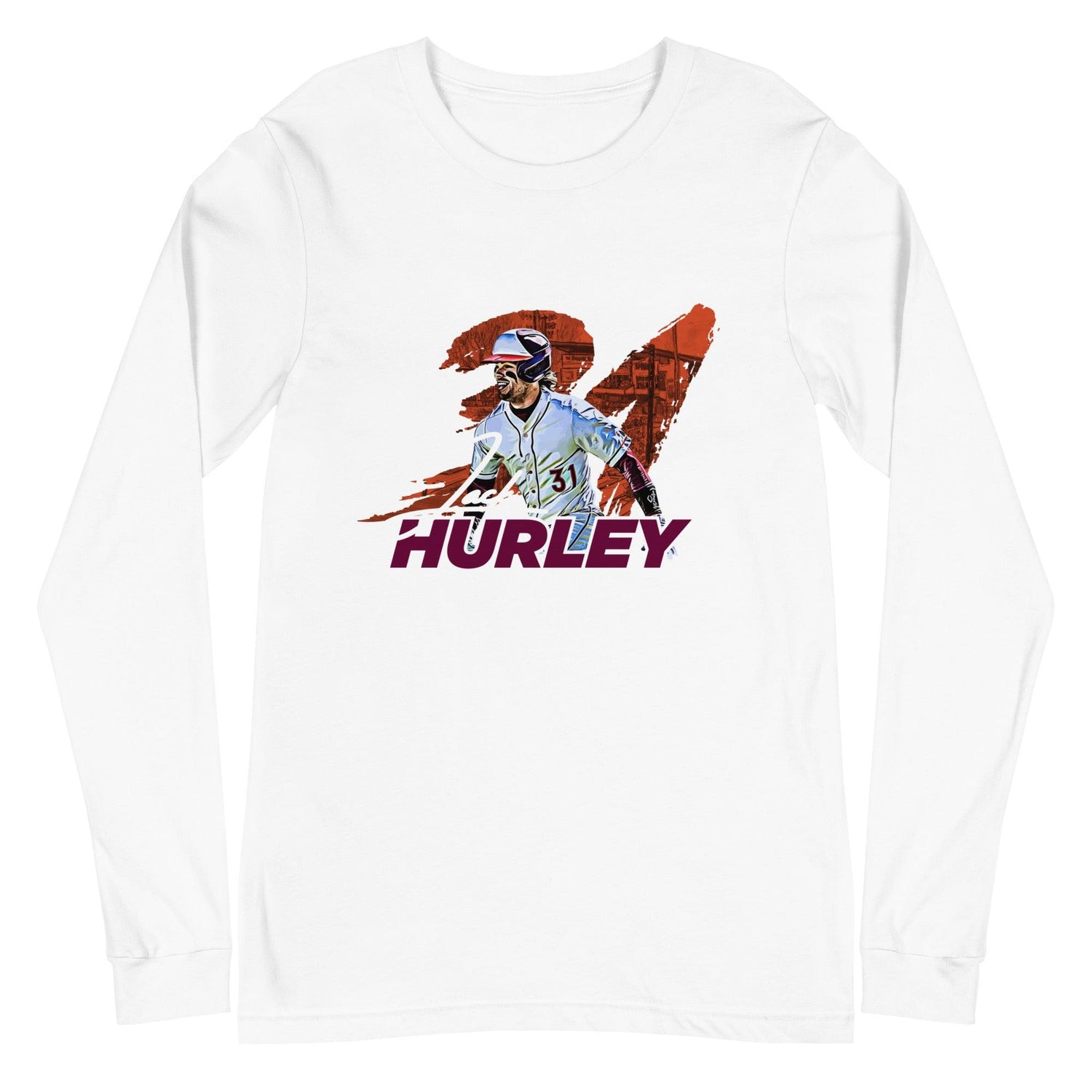 Jack Hurley “Essential” Long Sleeve Tee - Fan Arch