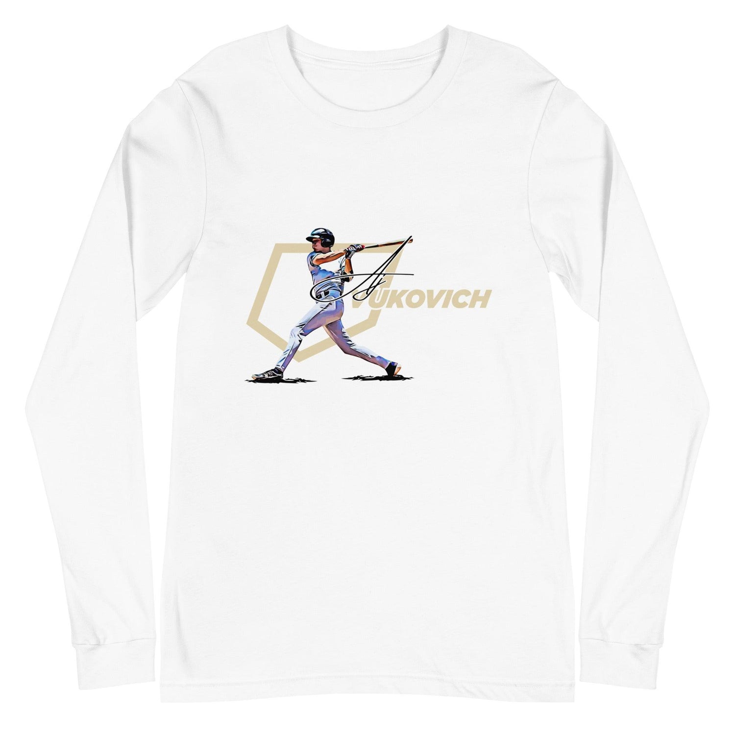 AJ Vukovich “Essential” Long Sleeve Tee - Fan Arch