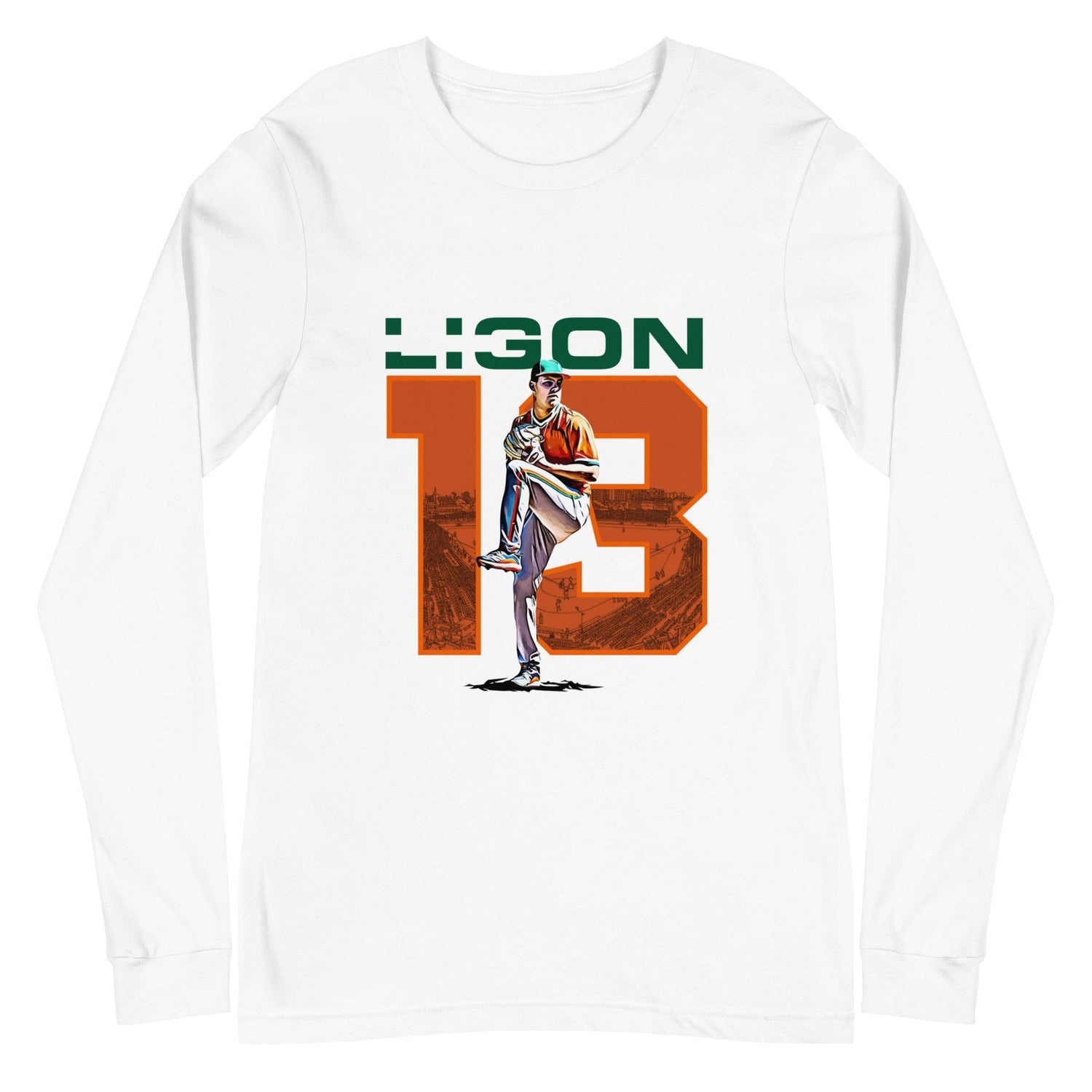 Karson Ligon "Essential" Long Sleeve Tee - Fan Arch