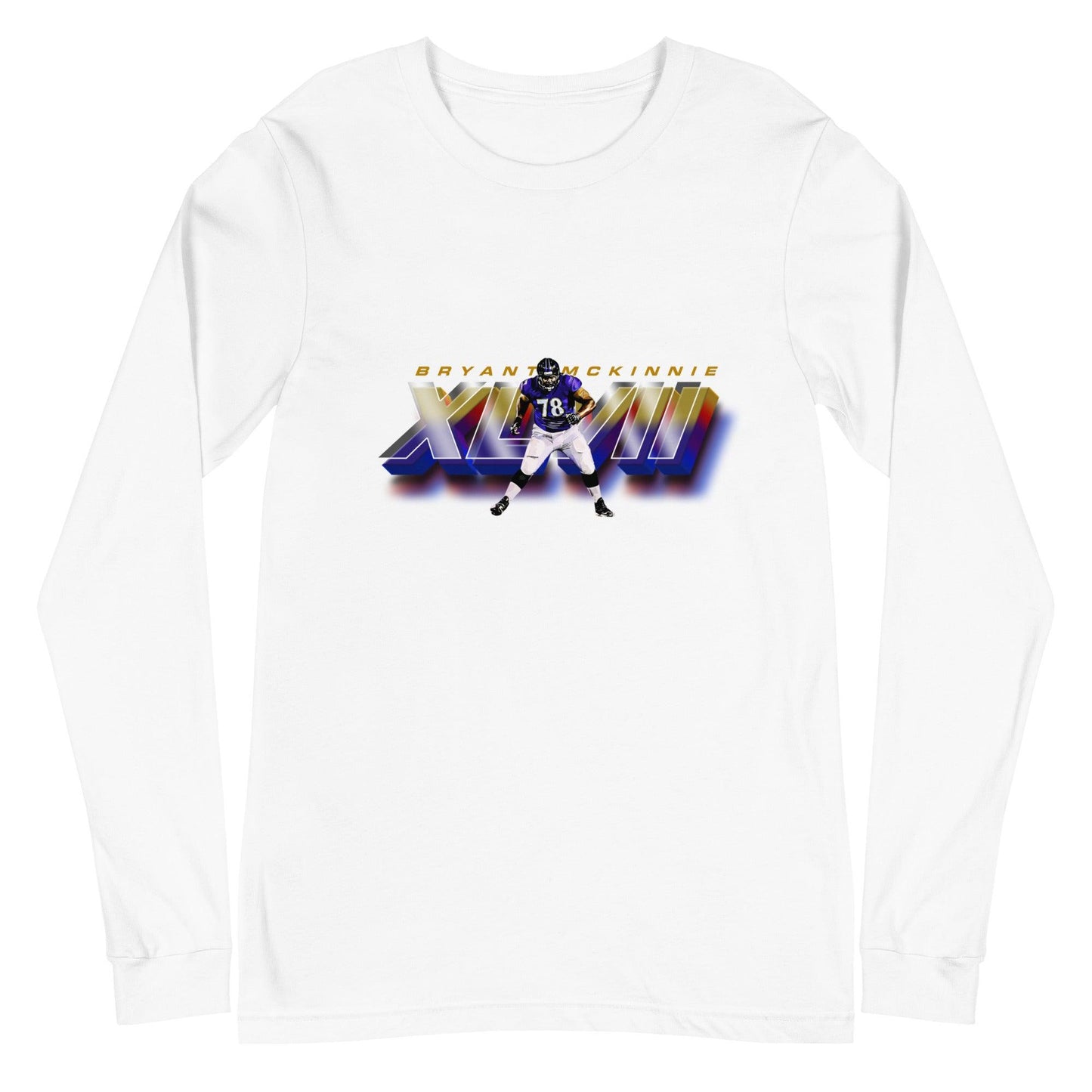 Bryant McKinnie "XLVII" Long Sleeve Tee - Fan Arch