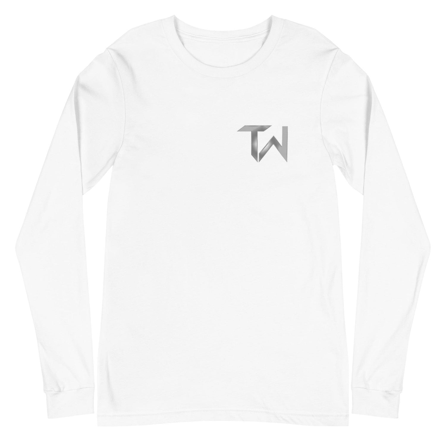 Tre White  "TW" Long Sleeve Tee - Fan Arch