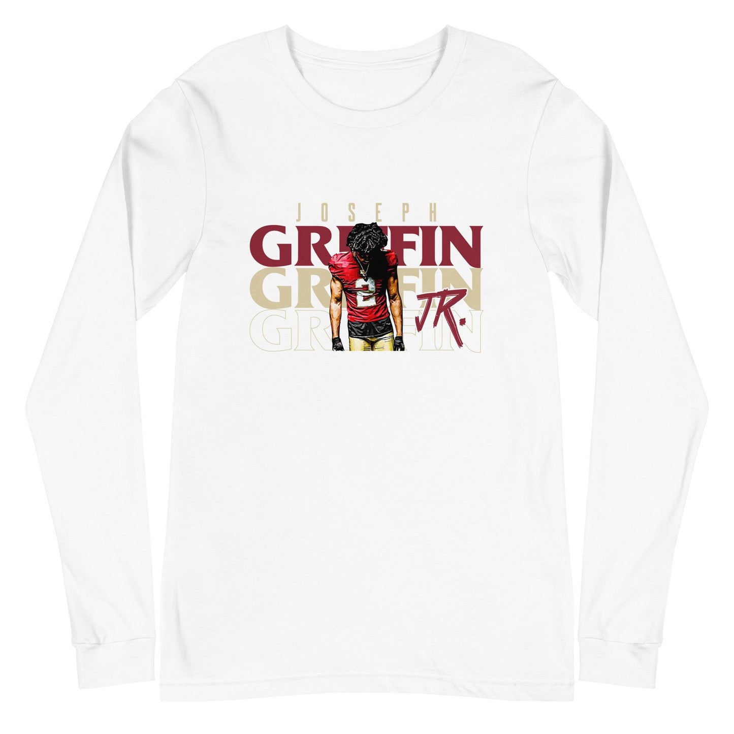 Joseph Griffin Jr. "Gameday" Long Sleeve Tee - Fan Arch