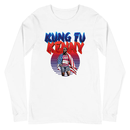 Kenny Bednarek "Kung Fu Kenny" Long Sleeve Tee - Fan Arch