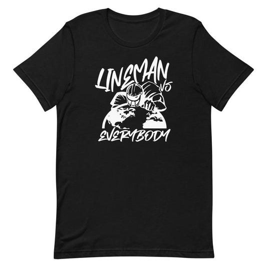 Leon Searcy "Lineman Vs. Everybody" T-Shirt - Fan Arch