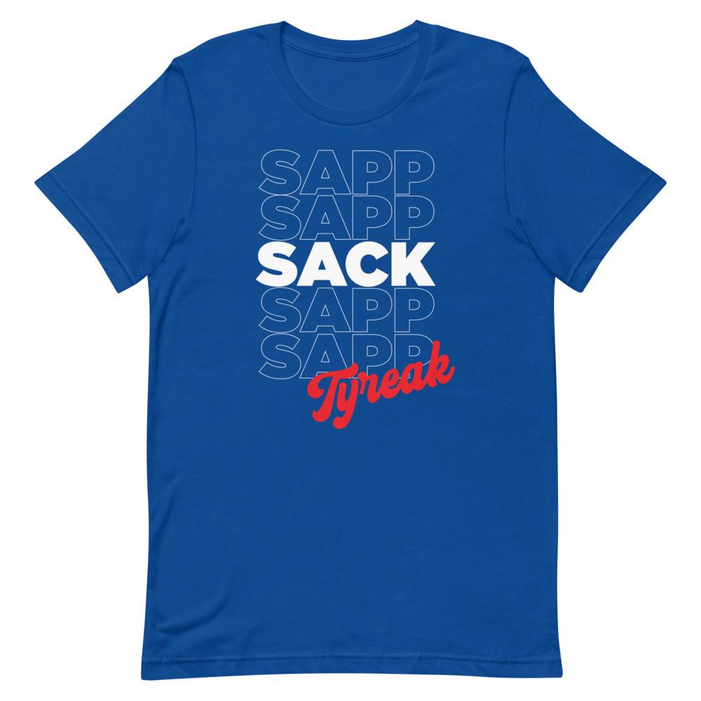 Tyreak Sapp "SACK" T-Shirt - Fan Arch