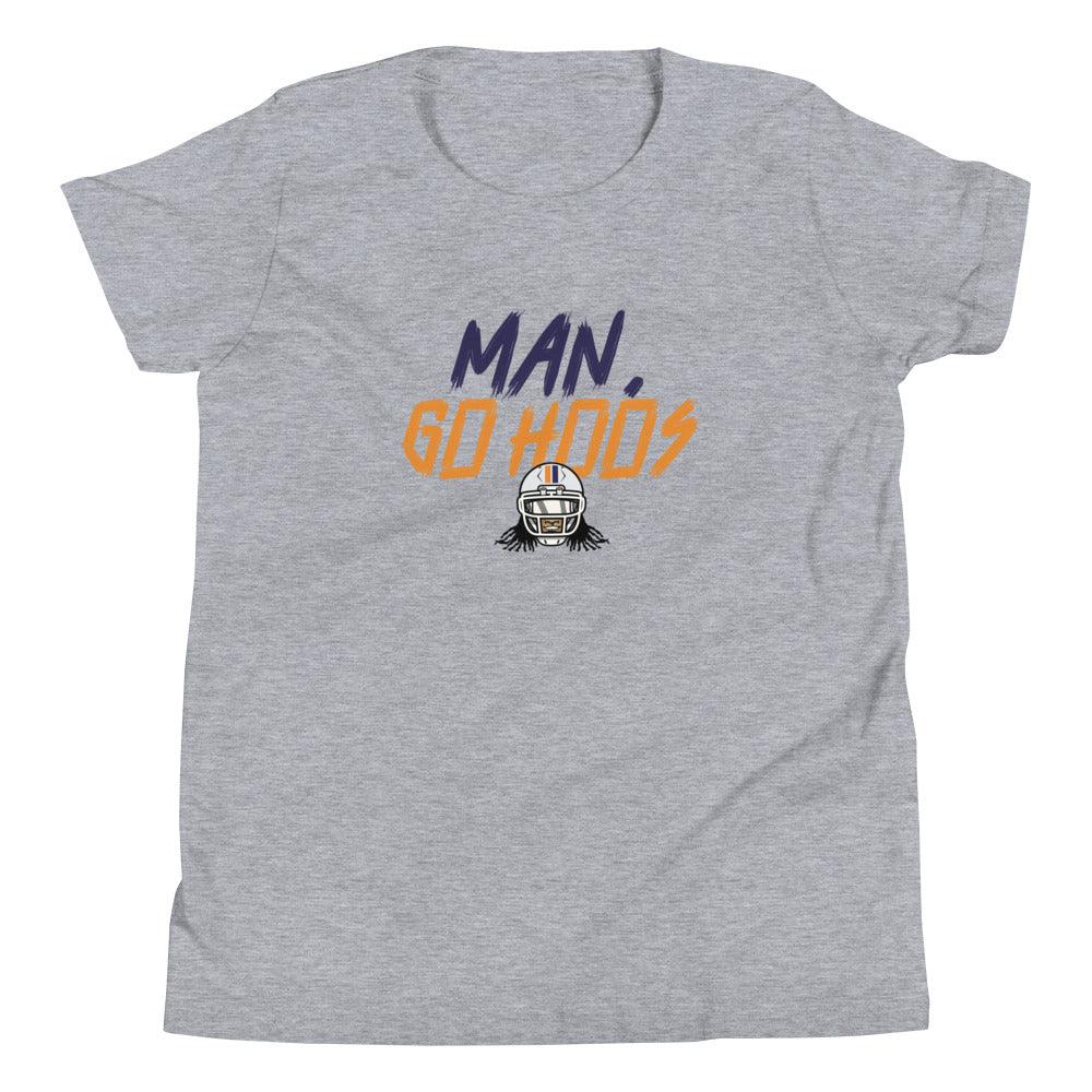Byrce Perkins "Man. Go Hoos" Youth T-Shirt - Fan Arch