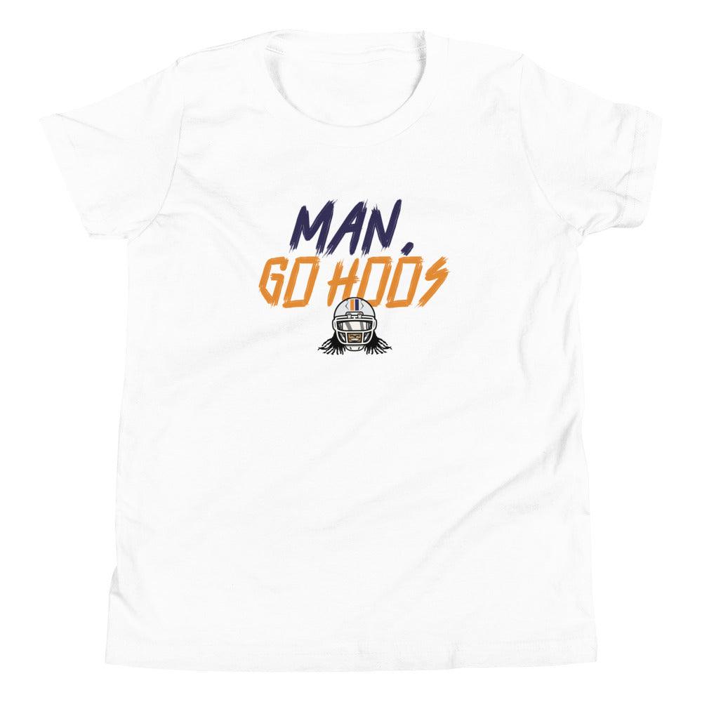 Byrce Perkins "Man. Go Hoos" Youth T-Shirt - Fan Arch
