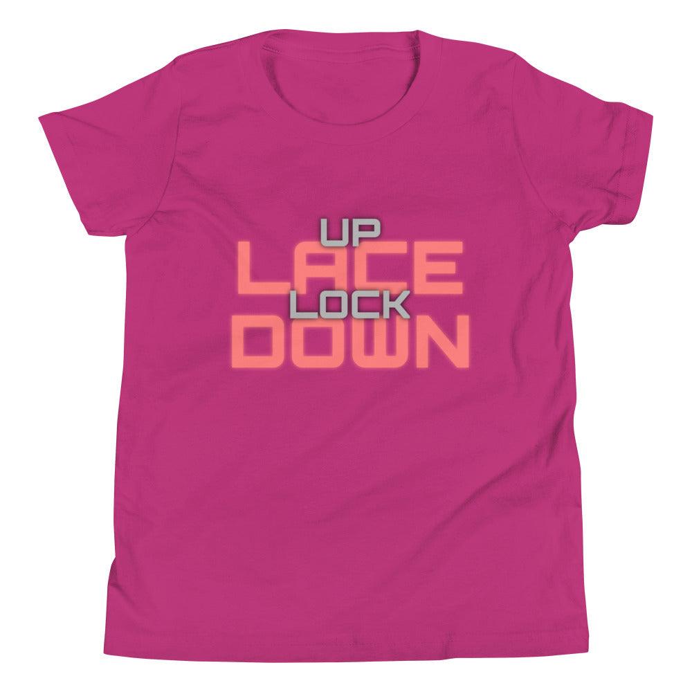 Angelo Sharpless "Lace Up Lock Down" Youth T-Shirt - Fan Arch
