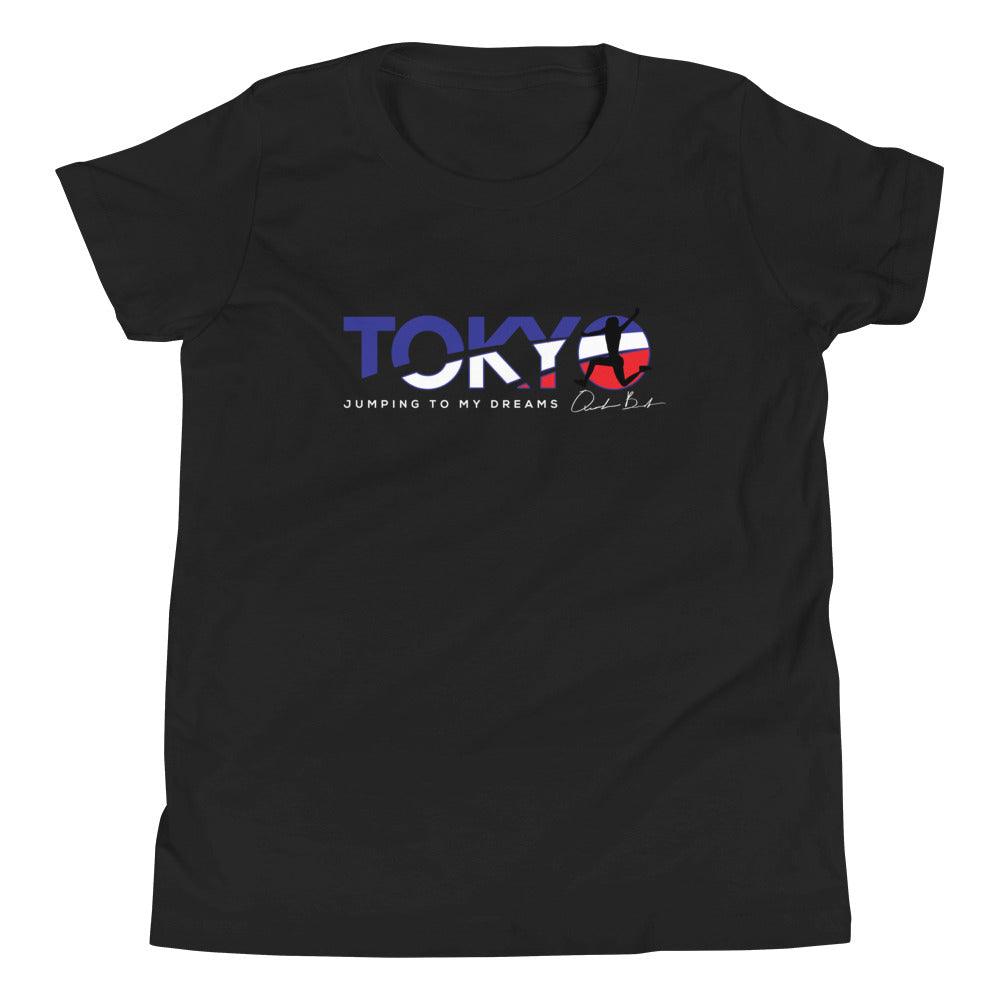 Quanesha Burks "Tokyo" Youth T-Shirt - Fan Arch